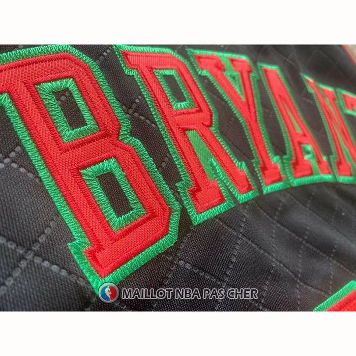 Maillot Los Angeles Lakers Kobe Bryant NO 8 Mitchell & Ness 1996-97 Noir